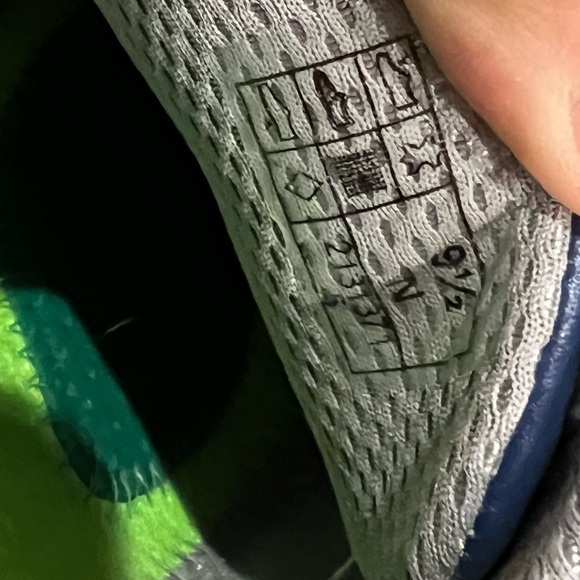 $210 New SAS 9.5 Narrow Women’s Sporty Lux Lace Sneaker Leather Navy Shoe - Picture 8 of 11